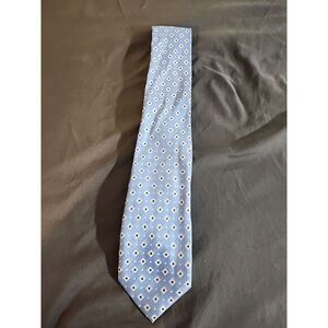 Dockers Khaki BlueNeck Tie‎ Silk Geometric Design